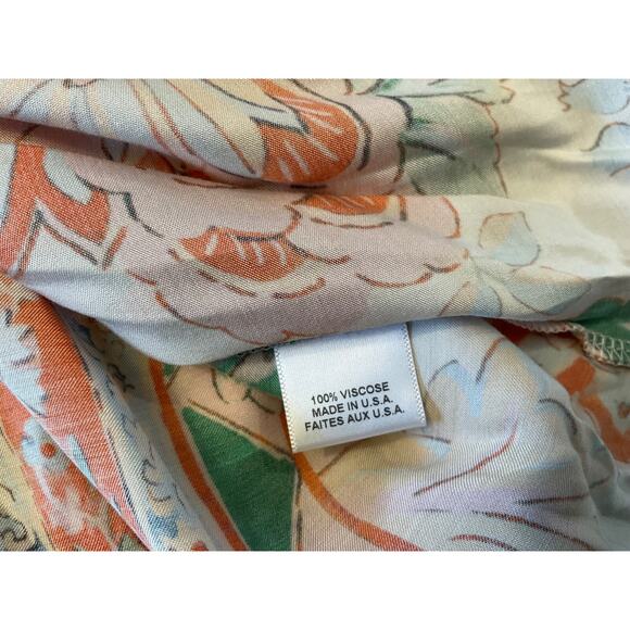 MISA LOS ANGELES ROYA SPLIT SLEEVE FLORAL FABRIC BUTTON FRONT TOP SZ SM $140MSRP - Picture 11 of 11